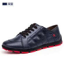 2013新款男士休闲鞋英伦商务真皮男鞋鞋时尚潮流单鞋板鞋一件代发