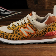 新款百伦NB正品男女慢跑鞋NB574豹纹情侣户外休闲潮流鞋批发代发