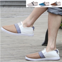 夏季新款透气鞋时尚休闲网布鞋英伦风男士潮流板鞋懒人套脚鞋