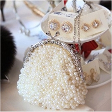 李多海同款珍珠链条包zara水桶包小包晚宴包hm手拿包手包晚宴包