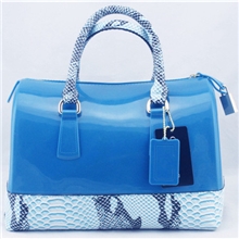 古奇欧贵族PVC新款芙拉果冻女包PU迷你小号贝壳包经典H1010