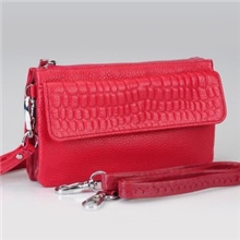 头层牛皮女包真皮手拿包三层手拿包流行手包女式多功能女包钱包