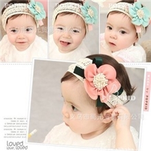 韩版饰品花朵发饰儿童发带韩式头饰宝宝发箍发套无假发批发