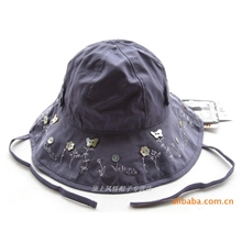 外贸原单儿童太阳帽小贝壳儿童帽子时尚童帽批发