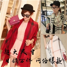 新款韩国秋冬女围巾批发棉麻波西米亚民族风超长围巾大披肩B20