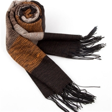 2013秋冬新款男士围巾韩版超大保暖条纹围巾厂家直销仿羊绒N05