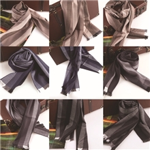 【伙拼】时尚英伦条格围巾新款秋冬男士围巾男女通用围巾批发227