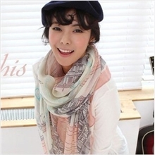 义乌围巾供应2013新款埃菲尔铁塔巴黎纱围巾韩版超大披肩批发