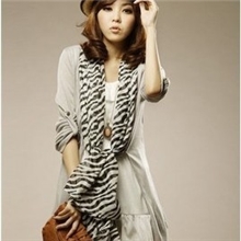 2013斑马纹围巾韩国时尚围巾围巾长丝巾披肩VIVI雪纺围巾厂家批发