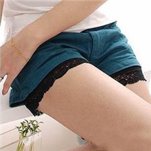 打底裤厂家供应百搭棉质打底裤女生蕾丝花边三分防走光安全裤