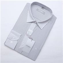 批发2013秋款正品金莉来衬衫男士商务男装条纹长袖衬衣免烫抗皱