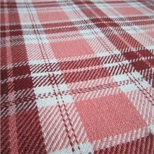 红色花格羊毛呢，服装面料，秋冬面料