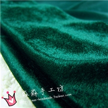 服装纺织布料进口墨绿色光感柔软闪金丝绒旗袍外套半身裙子面料