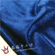 秋装服饰布料进口宝蓝色光感柔软金丝绒旗袍沙发背景布幕布面料