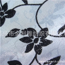 供应20D*60D100%涤纶植绒欧根纱面料