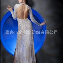 100D穿珠雪纺