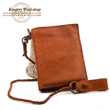 新款钱包纯牛皮制作粗狂百搭休闲银包钱夹配裤链欧美风