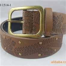 时尚压花腰带印花腰带仿皮腰带腰带压花皮带