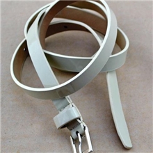 【特价】女士白色细款时尚皮带供应各式皮带