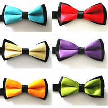 领结领花儿童双色双层领结领花儿童领带