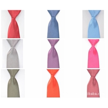 厂家直销新潮时尚炫彩有光素色易得拉领带时尚潮流衬衫百搭