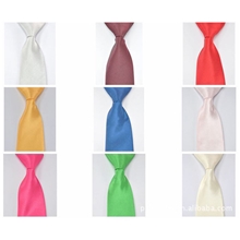 领带厂家直销现货领带儿童学生素色易得拉领带红黄蓝紫多色