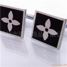 供应中档后面光板袖扣