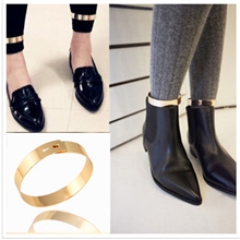 欧美个性夸张独特金属光面脚环手镯脚链脚镯单个价