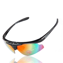 【厂家直销】供应欧宝莱043户外运动骑行眼镜近视可翻盖太阳镜