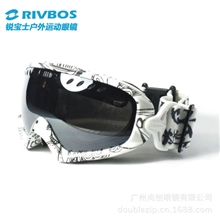 滑雪眼镜防雾防风眼镜双层防雾镜片防雾滑雪镜防护镜RB2001