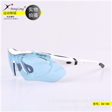 XQ-100可换镜片可拆镜腿偏光镜户外骑行眼镜运动眼镜套装