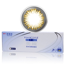 强生日抛美瞳炫闪金灰色日抛5片装【批发价28元/盒】