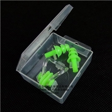 批发现货定制游泳耳塞鼻夹套装超软蘑菇耳塞AC-3多种色