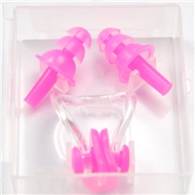 硅胶鼻夹耳塞.鼻夹硅胶耳塞.游泳耳塞鼻夹耳塞盒装SY900-3
