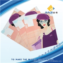 厂家直销15x18cm转移卡通人物双面绒眼镜布特价热销中