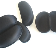 批发2013黑色平布MP3超大EVA拉链3044太阳眼镜盒，现货眼镜包