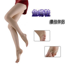 卡纸装包芯丝露趾袜露指连裤袜子鱼嘴袜夏季超薄透明女丝袜