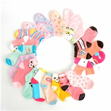 卡通女宝宝纯棉全棉棉袜儿童袜子东北棉袜厂家批发