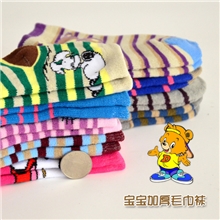 卡通宝宝全棉加厚毛巾袜子多款多色厂家批发