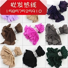 女式短款水晶丝袜厂家直批糖果丝袜批发