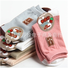 柳成行四码可选复古船锚儿童袜子全棉童袜无骨宝宝袜子秋冬款