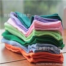 袜子批发夏季短袜可爱糖果色船袜低腰袜子女士薄棉隐型船袜女袜