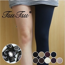 超显瘦！日单加厚天鹅绒发热小毛圈压力瘦腿连裤袜打底裤袜