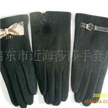 【荐】时装手套女士手套批发羊毛保暖手套时尚精品羊毛手套