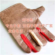 劳保手套批发麂皮绒劳保手套仿皮手套耐脏防护劳保手套厂家