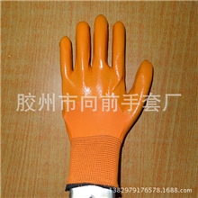 尼龙PVC牛筋作业手套劳保手套批发优质纯胶尼龙PVC作业手套\