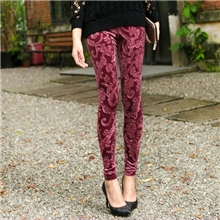 义乌打底裤批发秋冬韩版金丝绒女打底裤九分裤冬季九分裤女裤