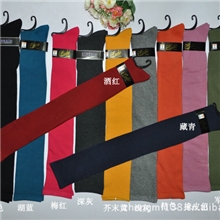 外贸原单纯棉精制过膝大腿袜制作精良质地柔软色泽时尚十三色入选