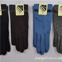 外贸原单羊绒手套时尚小蝴蝶结设计优雅经典高贵