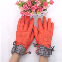 [H-09]女士五指手套羽绒棉多功能保暖手套厂家批发